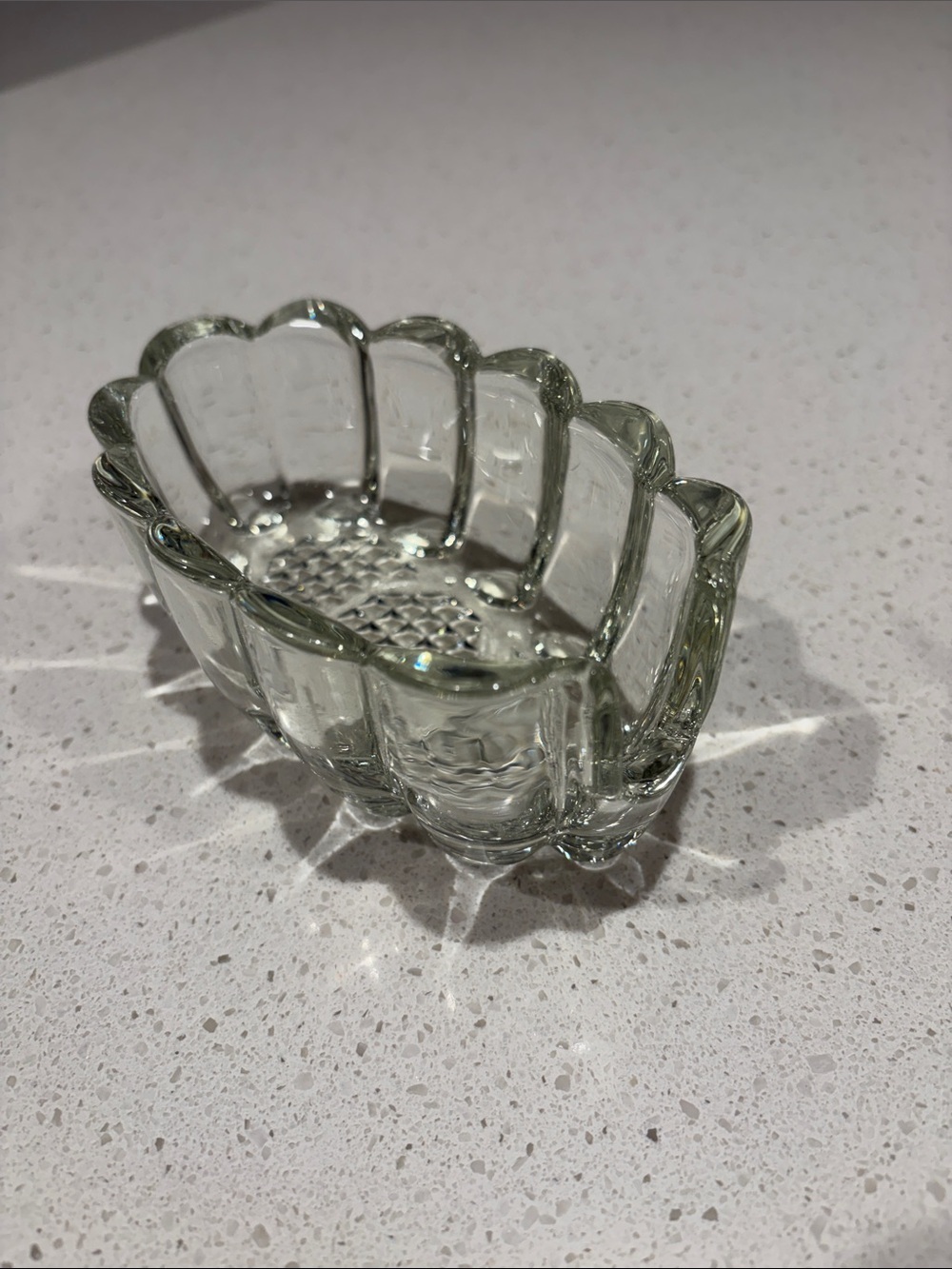 Princess House crystal Spoon Holder